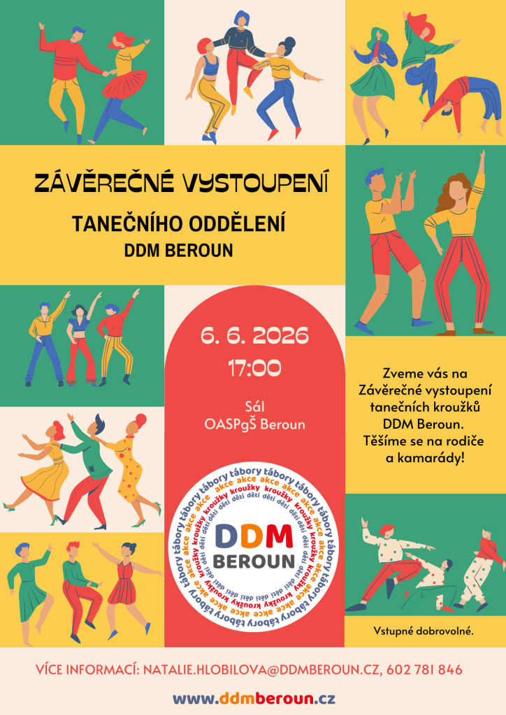 Závěrečné vystoupení tanečního oddělení