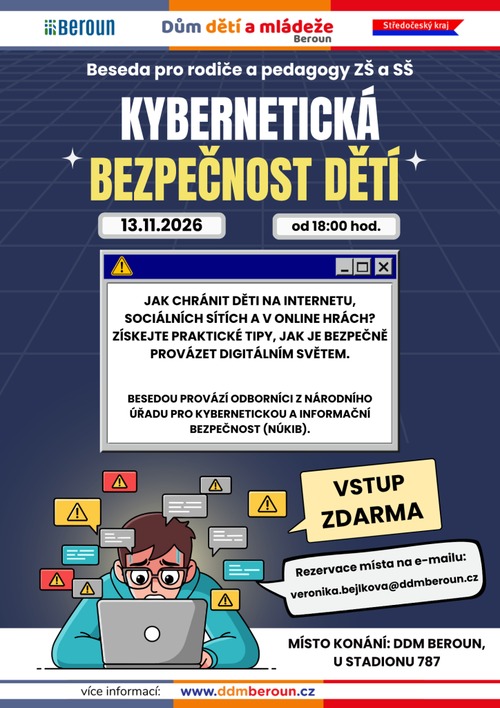 Kybernetická bezpečnost dětí pro rodiče a pedagogy