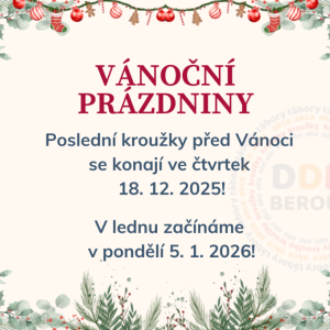 Vánoční prázdniny v DDM
