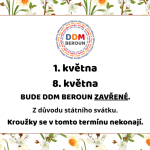 STÁTNÍ SVÁTKY KVĚTEN