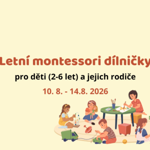 Letní montessori dílničky - srpen