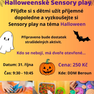 Víkendové Sensory play - Halloween